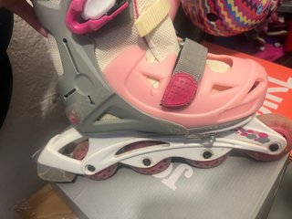 Patines ajustables rosas talla 32-36