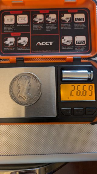 Moneda 8 Reales Plata 1818