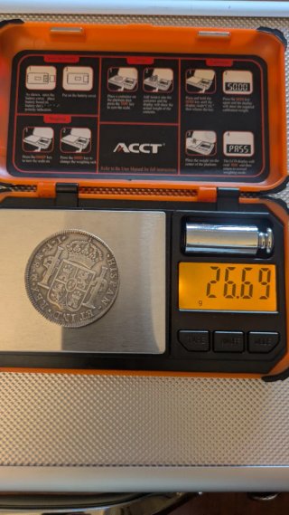 Moneda 8 Reales Plata 1818