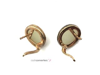 pendientes plata 925mm con piedra con circonita