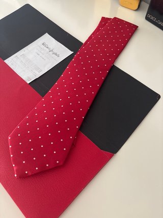 Corbata Carolina Herrera Roja