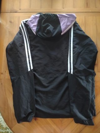 Chaqueta Real Madrid Adidas Talla L Negra