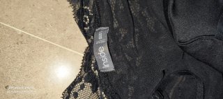 Body de encaje negro