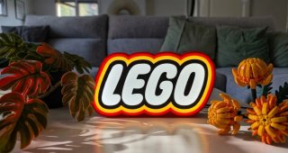 Lampada LED Lego per interni salotto comò comodino