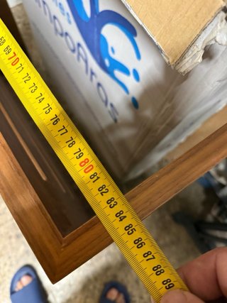 Cubre radiador nogal sin tapa