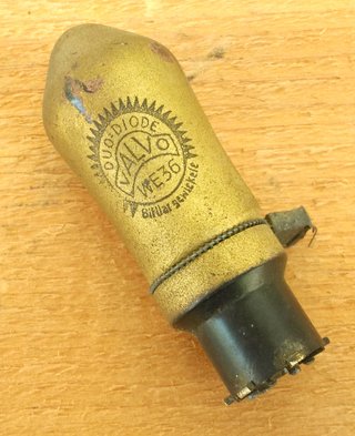 VALVOLA VALVO TIPO WE36 PER RADIO D'EPOCA