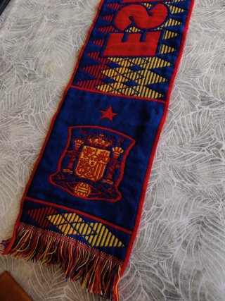 Bufanda deportiva ESPAÑA roja y amarilla