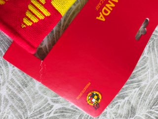 Bufanda deportiva ESPAÑA roja y amarilla
