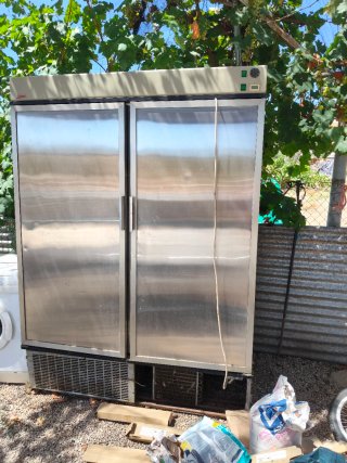 Nevera industrial doble puerta