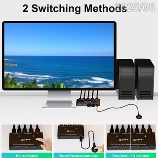 Switch KVM YOUTINGHDAV HDMI 8K/4K per 2 PC e 1 monitor