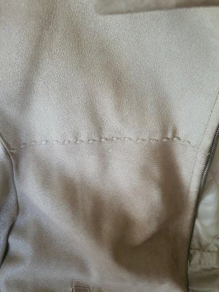 Cazadora Antelina Hombre Talla XL Crema