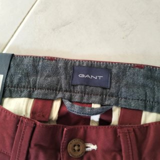 Calças GANT Homem Bordeaux - Tamanho M