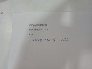 Monitor Acer AL1706 VGA Argento