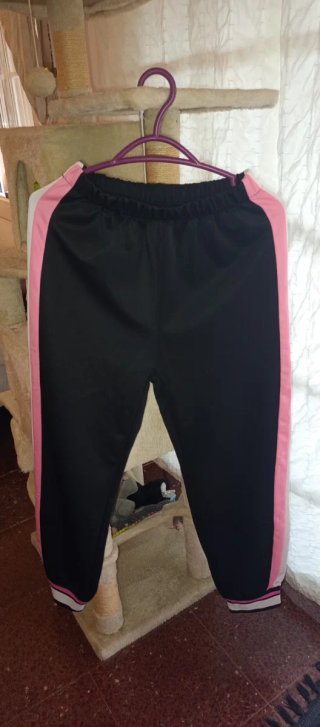 Chándal mujer rosa y negro
