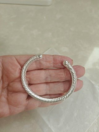 Pulsera Plata Esterlina Ajustable Nueva