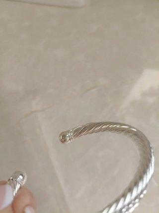 Pulsera Plata Esterlina Ajustable Nueva