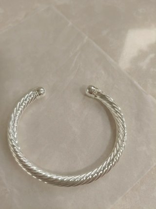 Pulsera Plata Esterlina Ajustable Nueva