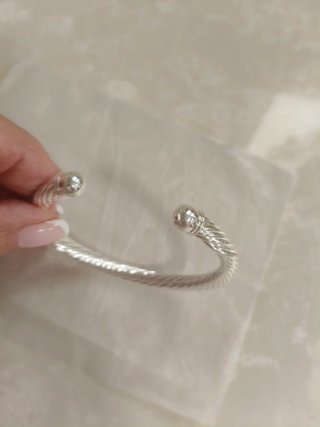 Pulsera Plata Esterlina Ajustable Nueva