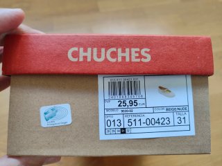 Merceditas Chuches beige T.31