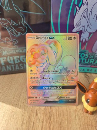 Carta Pokémon Drampa GX Arcoíris