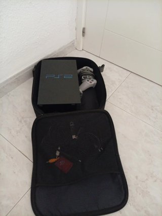 Consola PlayStation 2 PS2 Fat Negra