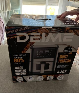 Freidora de Aire Digital DEIME 6.2QT Acero Inox