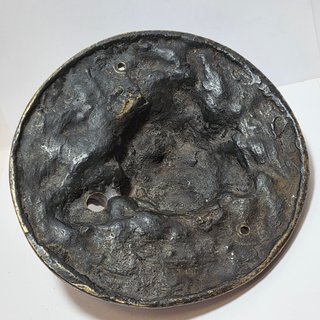 Mascherone Leone Fontana in Bronzo - Antico XIX s