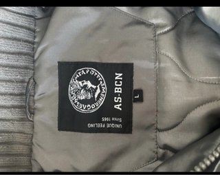 Cazadora hombre gris