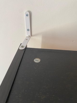 Vetrina IKEA BILLY in legno e vetro