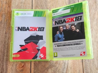 Carátula NBA 2018 Xbox 360