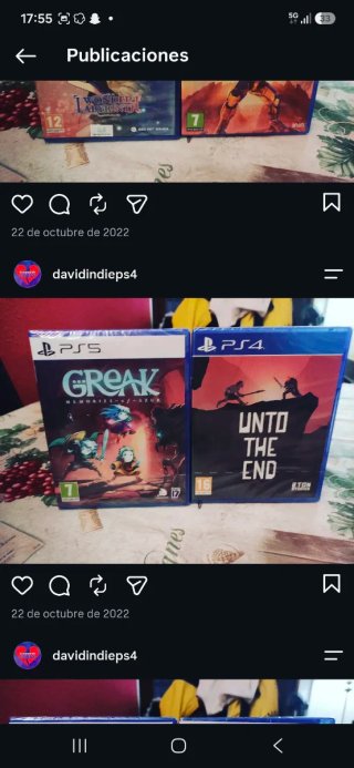 PS4 PS5 Giochi: Greak e Unto The End