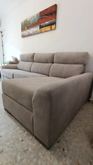 Sofá Chaiselong Gris