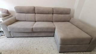 Sofá Chaiselong Gris