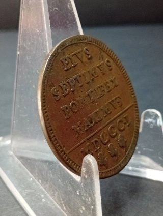 Baiocco Pio VII 1801 5° Tipo (Q.BB) Autentico.