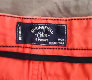 Bermuda Springfield Talla M salmon