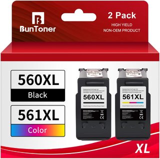 2 cartucce 560 XL per canon