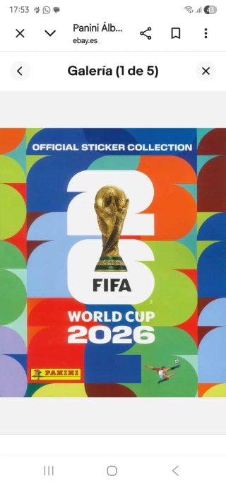 Panini Cromos Mundial FIFA 2026 Cromos