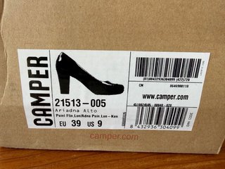 Zapatos Camper T39 Marrón y Morado Charol