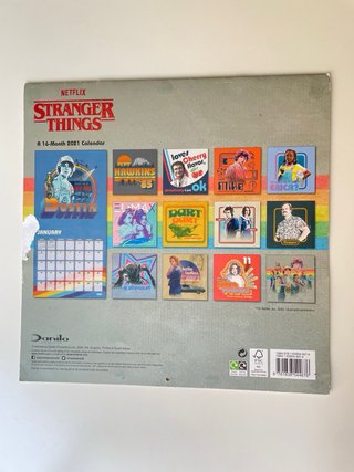 Calendario Stranger Things Oficial FNAC 2021