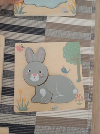 Puzzle madera animales 0-3 años