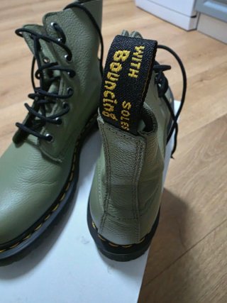 Botas Dr. Martens Piel Verde Nuevas