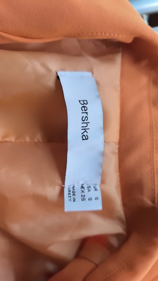 Blazer naranja Bershka Talla S