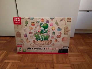 Cartel Nintendo Switch Yoshi y el Libro Misterioso