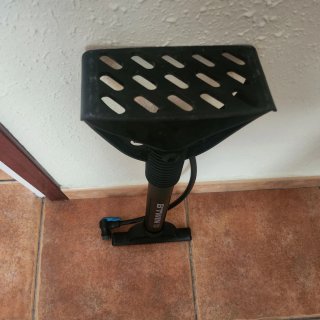 bomba de pie para bicicleta B-twin 100