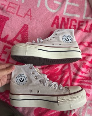 Victoria Zapatilla Bota Blanca Talla 37