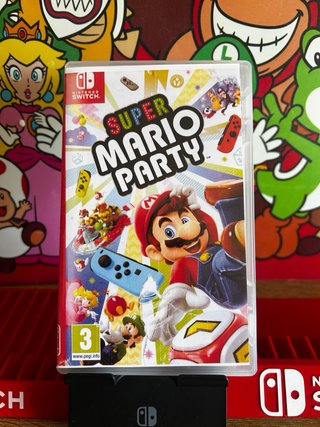 Nintendo Switch Morado y Amarillo + mario party