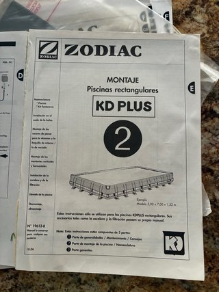 Piscina Zodiac KD Plus 4x2m + Depuradora