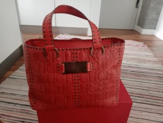 Bolso Carolina Herrera Rojo