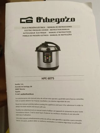 Olla Eléctrica Orbegozo HPE 6075 gran gourmet
