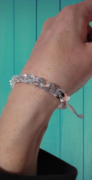 Pulsera Plata Ley S925 *Cola de Fenix* Ajustsable